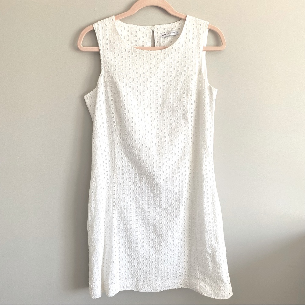 Alfred Sung Lace White Dress